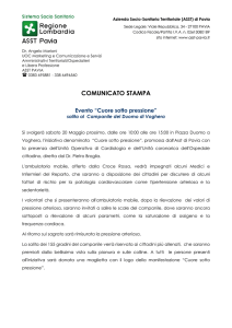 COMUNICATO STAMPA