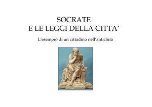 socrate e le leggi della citta - Comune di Casalecchio di Reno
