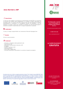 Java servlet e JSP