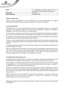 La compatibilità dei prodotti Atlantis Land con il - atlantis