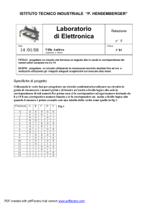 Laboratorio di Elettronica - Digilander