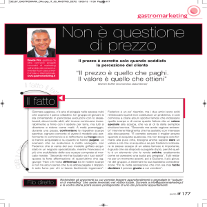 Non è questione di prezzo