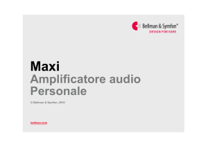Amplificatore audio Personale