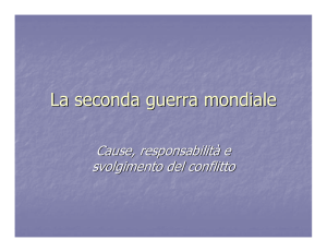 La seconda guerra mondiale