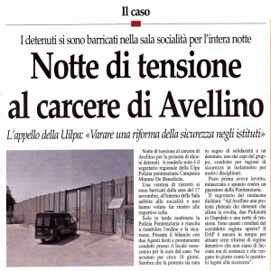 Notte di tensione - UILPA Polizia Penitenziaria