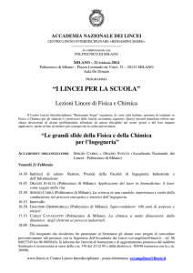 Programma - Accademia Nazionale dei Lincei
