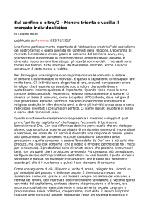 Sul confine e oltre - Spazio fratto Tempo