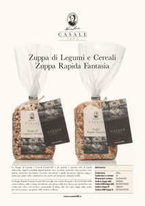 Zuppa di Legumi e Cereali Zuppa Rapida Fantasia