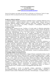 fisiologia - Dipartimento di Scienze (UNIBAS)