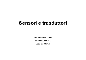 Sensori e trasduttori