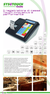 Il registratore di cassa Touch innovativo e performante
