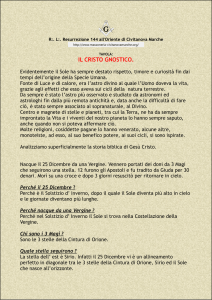 Il Cristo gnostico - R:. L:. Resurrezione 144