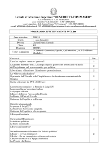 Istituto d`Istruzione Superiore “BENEDETTI