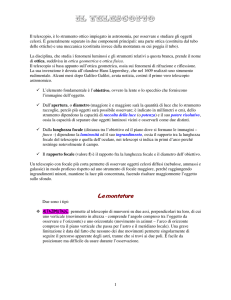 Il Telescopio - Astronomia Scuola