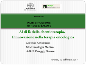 Al di là della chemioterapia. L`innovazione nella terapia oncologica
