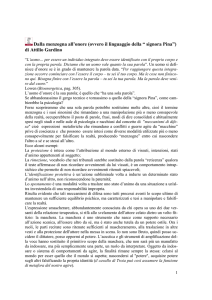 Dalla menzogna all`onore