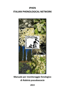 iphen italian phenological network - Cra-Cma