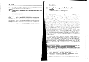 17. Consigliare 1 aconsejar e le subordinate esplicite