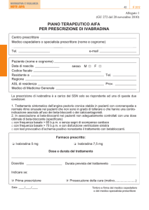Piano Terapeutico AIFA Ivabradina: Prescrizione e Condizioni