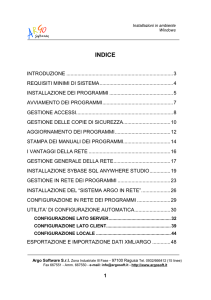 INDICE - Argo Software