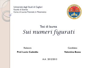 Università degli Studi di Cagliari Facoltà di