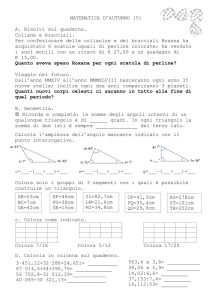 MATEMATICA D`AUTUNNO [5] A. Risolvi sul