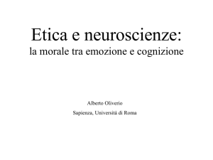 Etica e neuroscienze: La morale tra Emozione e