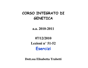 lezione 51-52 esercizi 07/12/2010