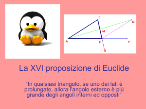 Teorema dell`angolo esterno
