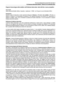 Diagnosi immunologica della malattia e dell`infezione tubercolare