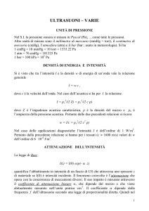 ULTRASUONI – VARIE