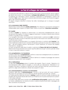 Le fasi di sviluppo del software - Istituto Italiano Edizioni Atlas