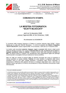 la mostra fotografica “scatti bloccati”