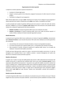 Dispensa a cura di Alessandro Bellini 1 Organizzazione dei sistemi