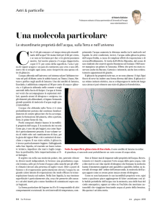 Una molecola particolare