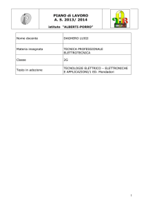 M51 piano di lavoro rev.01 2G elettrotecnica IPSIA ridotto
