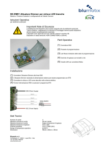 BX-DM01 Attuatore Dimmer per strisce LED bianche