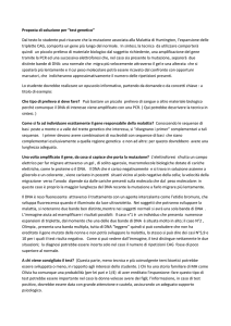 Dal testo lo studente può ricavare che la mutazione associata alla