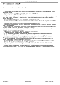 20 cose da sapere sulla CMT - Associazione Italiana Charcot