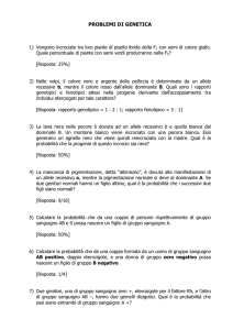 Problemi di Genetica