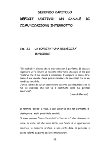 Deficit uditivo: un canale comunicazione interrotto
