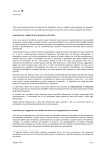 raccomandazioni del comitato etico dell`universita` cattolica riguardo