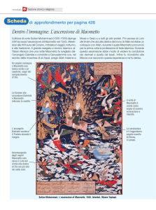 Dentro l`immagine: L`ascensione di Maometto