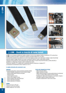 Ω LINK - Giunti in treccia di rame isolati Ω LINK