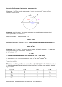 Fondamenti di trigonometria
