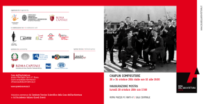 chaplin compositore - Casa dell`Architettura