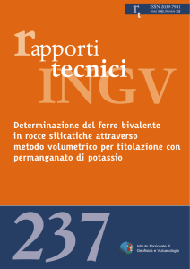 Determinazione del ferro bivalente in rocce silicatiche