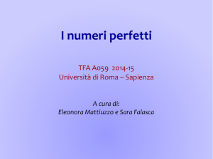 I numeri perfetti