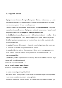 Le regole o norme