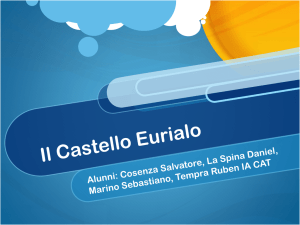 Il Castello Eurialo - Istituto Juvara Siracusa